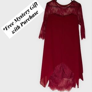 Women’s Burgundy Dress